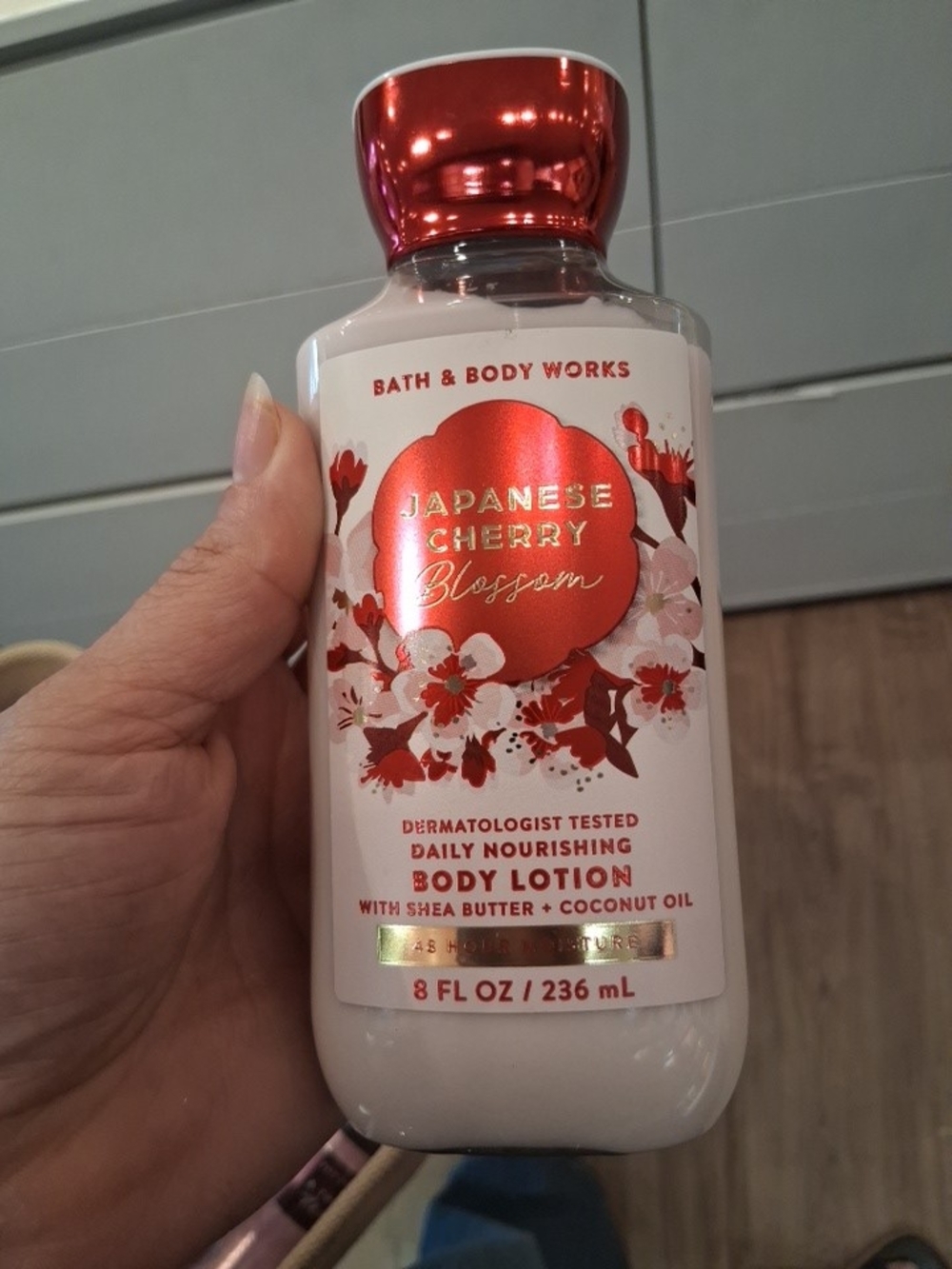 Bath & Body Works Japanese Cherry Blossom Body Lotion - Pink & Red